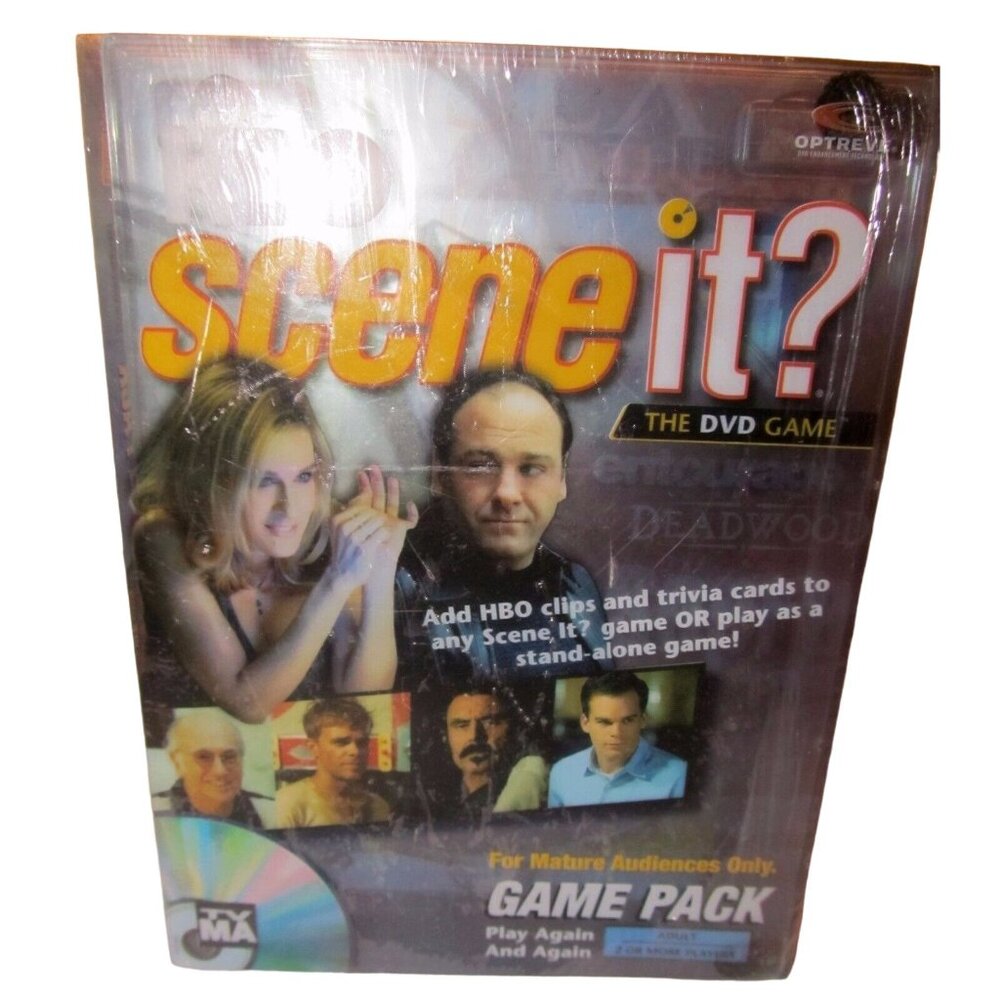 Scene It HBO Edition Expansion Only DVD Video Game 2005